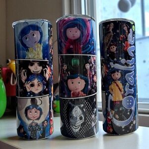 Coraline Themed Tumbler Set